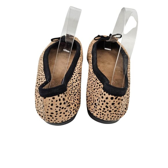 Aerosoles Ballet Flats Womens Size 8 Leopard Print Bow Slip On Comfort Shoes - Picture 7 of 9